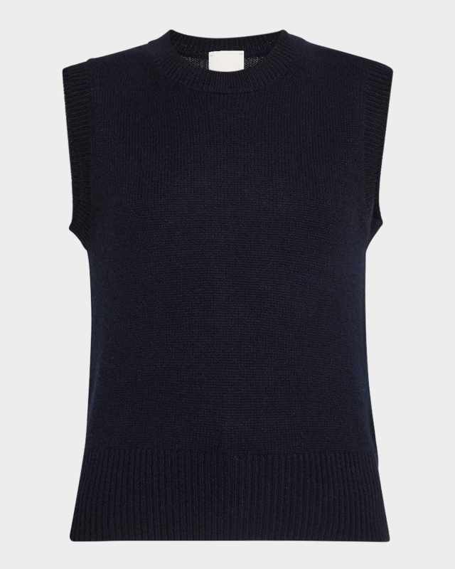 Cashmere Crewneck Sweater Vest